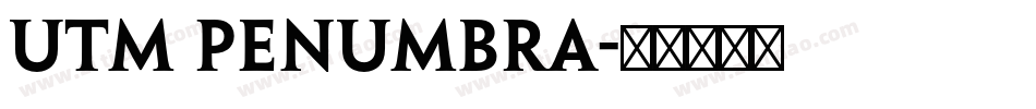 utm penumbra字体转换